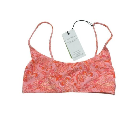VDM the Label Sienna Pink Paisley Bikini Top Size Small - Picture 3 of 9